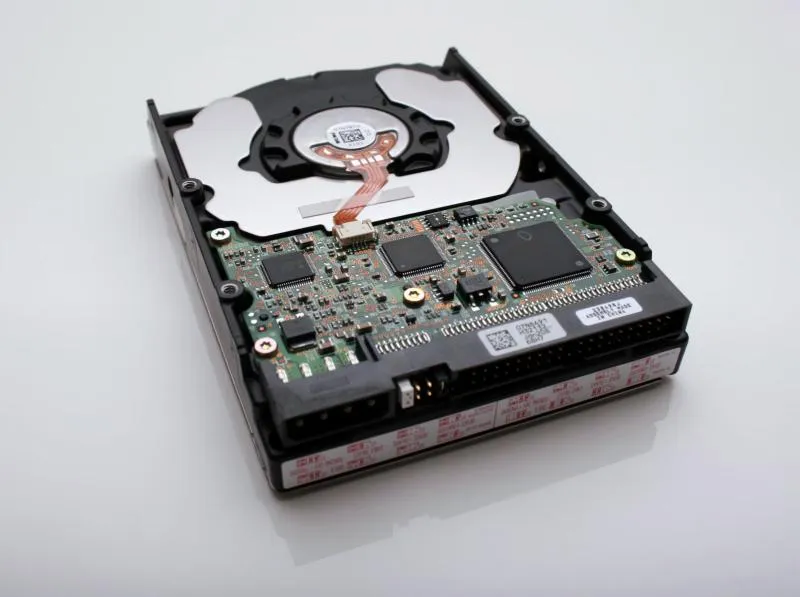 Hard disk aperto